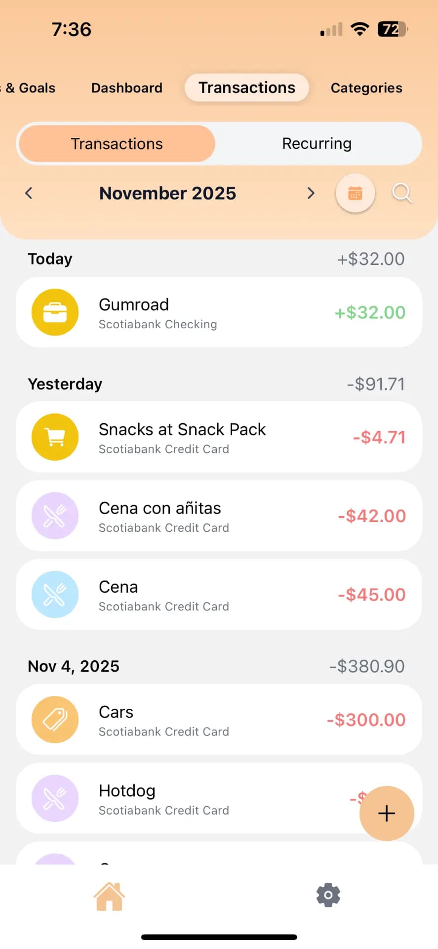 Every Transaction Tracked
