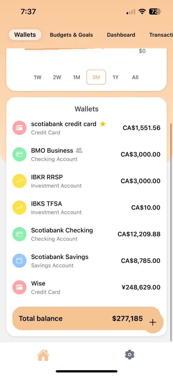 Track All Your Accounts