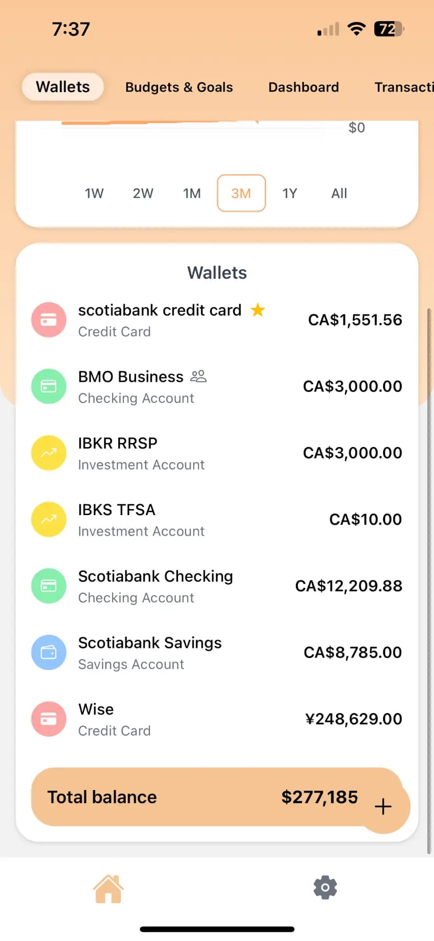 Track All Your Accounts