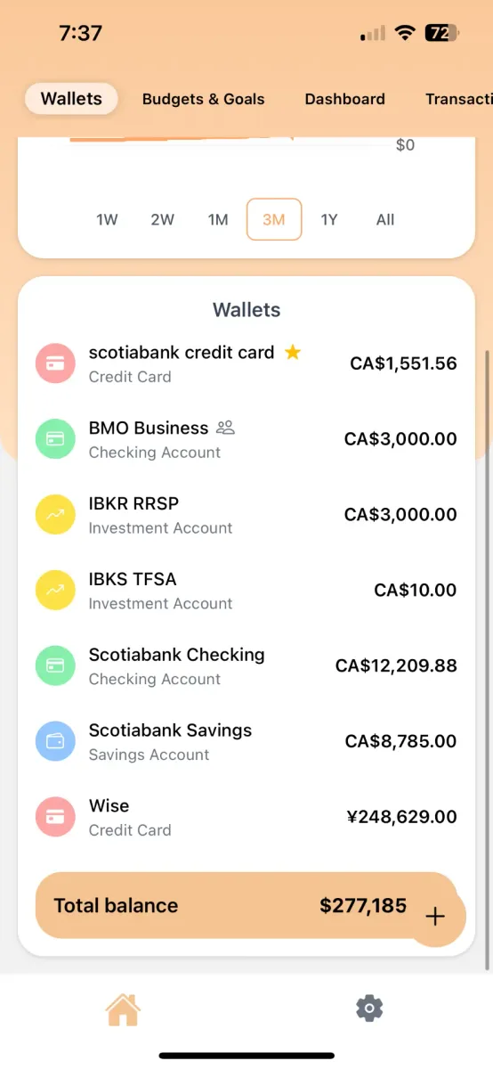 Track All Your Accounts